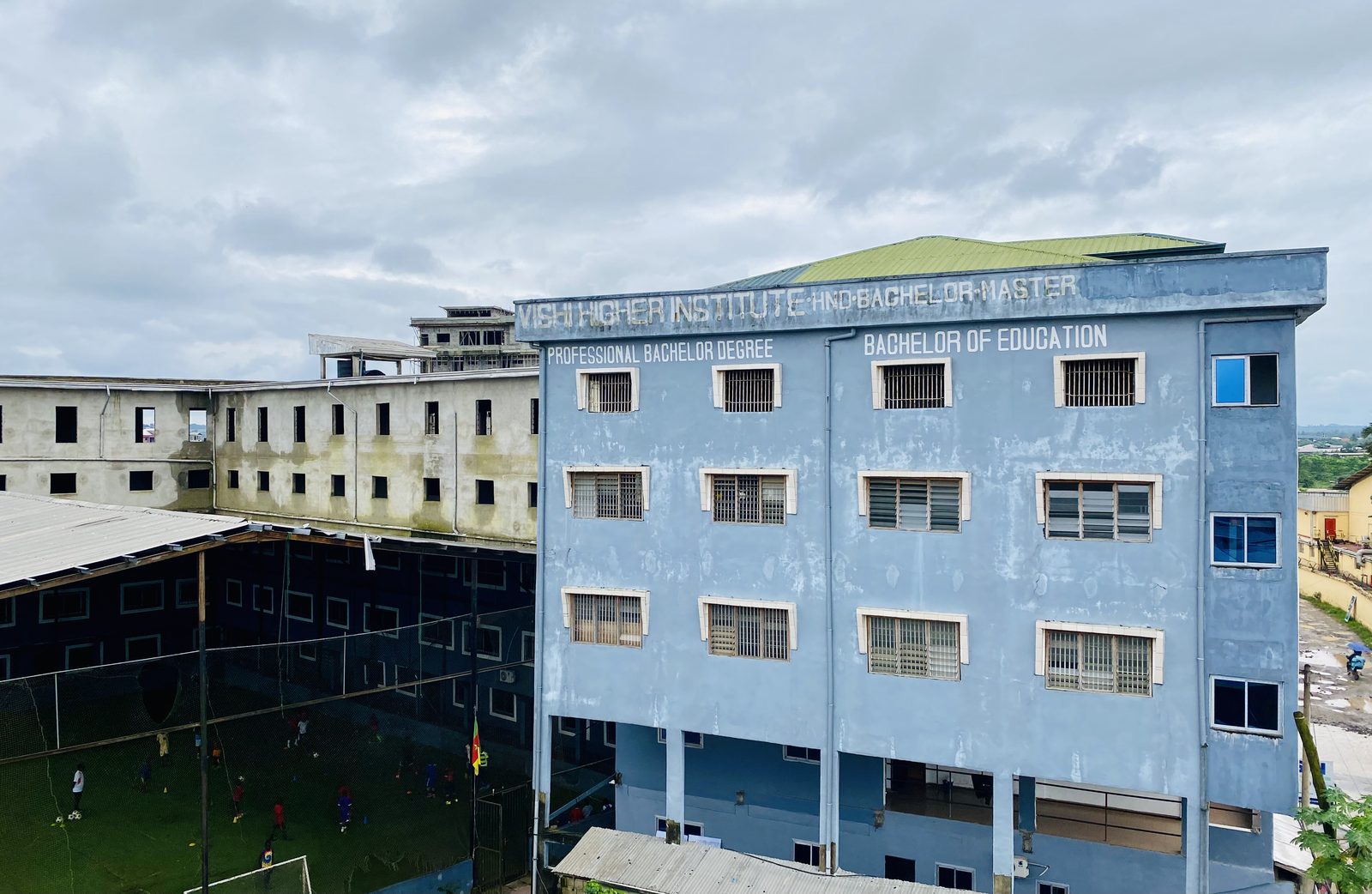 The Vishi International School building in Bonaberi, Douala